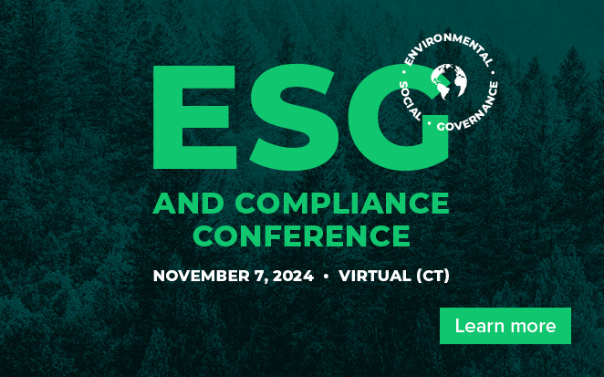 SCCE HCCA ESG and Compliance Conference | November 7, 2024 Virtual (CT) | Learn More
